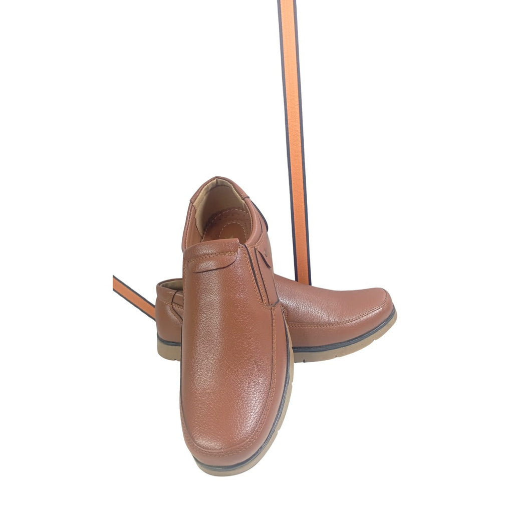 Premium Comfort Brown Casual Slip-On Shoes for Men.