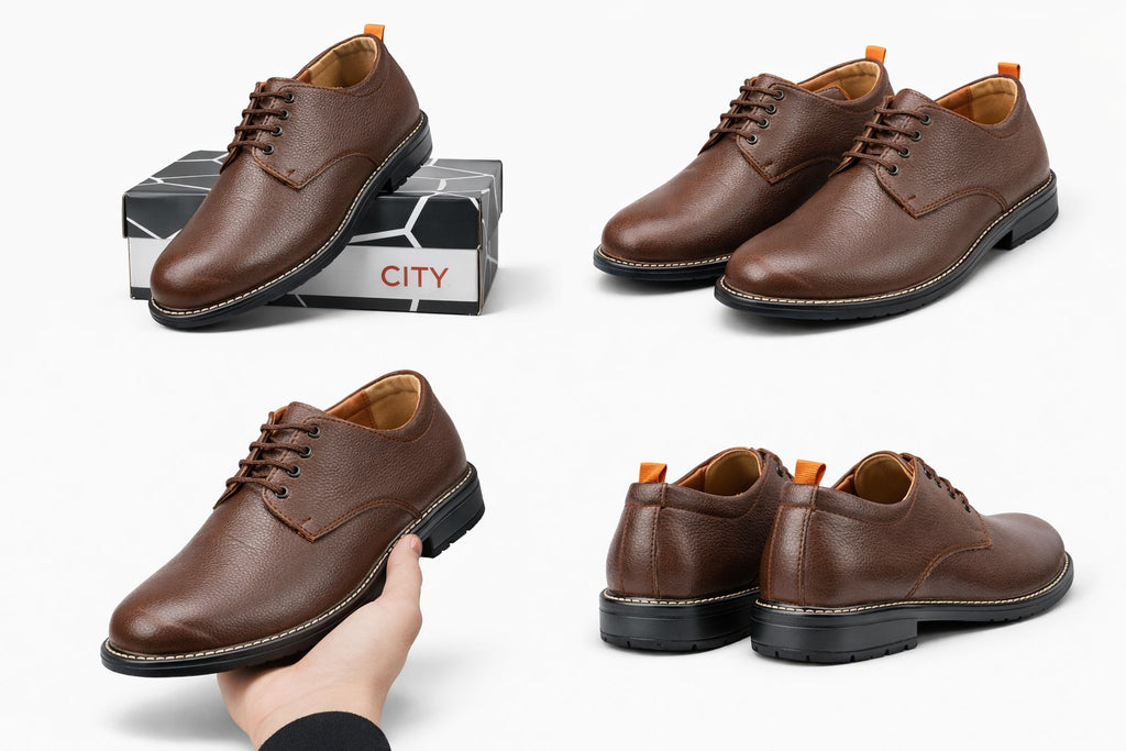 Premium Comfort Brown Casual Slip-On Shoes for Men.